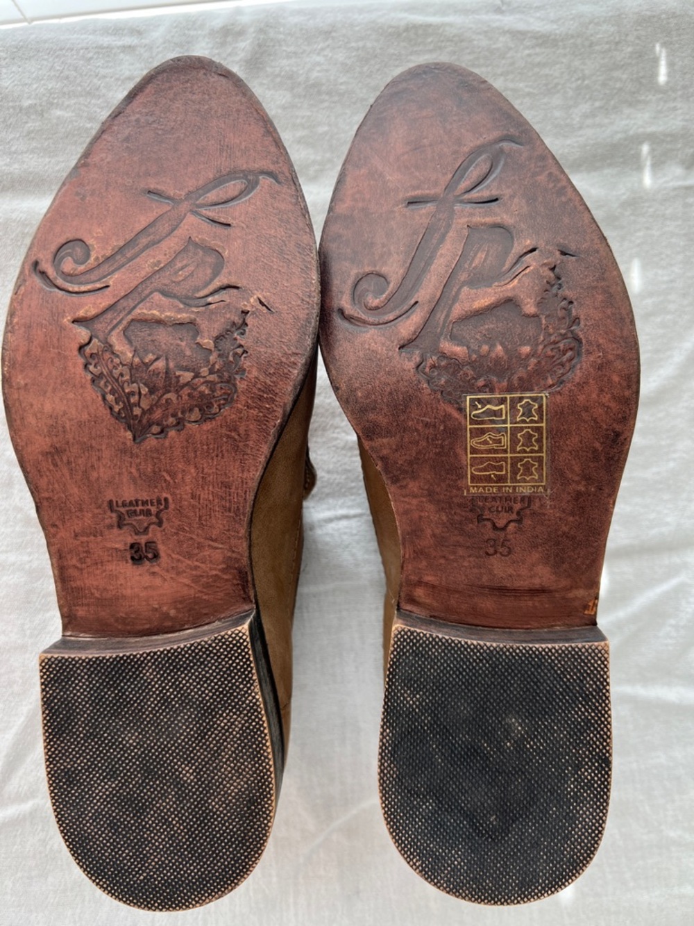 Free People All Leather Pointed-Toe Slip-On Flats EU 35 / US SZ 5 - Picture 4 of 5